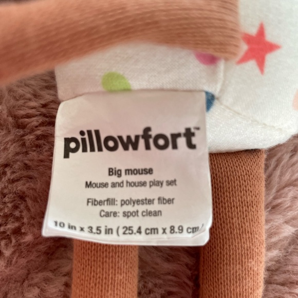TARGET PILLOWFORT BIG MOUSE AND LITTLE MOUSE PLUSH TOYS NEW - Picture 6 of 7